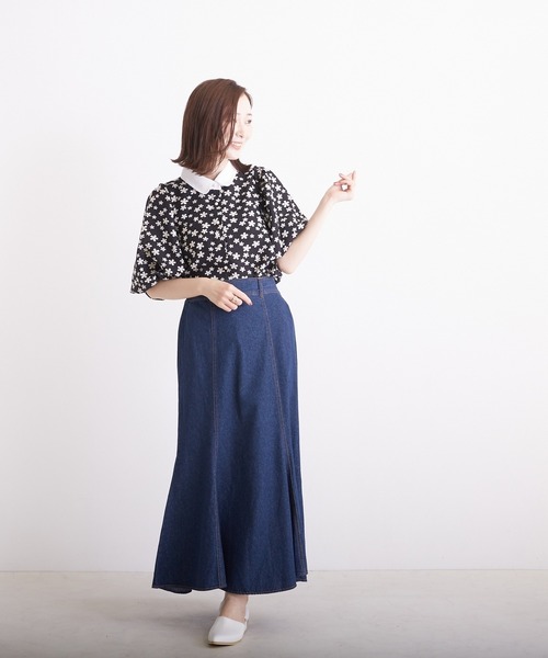 PAPAVER(パパヴェル)の「【papaver】サッカーギンガム、ストライプ、花柄BL(シャツ/ブラウス・レディース・その他2/その他4/その他3/その他1・MEDIUM)」の4枚目の写真