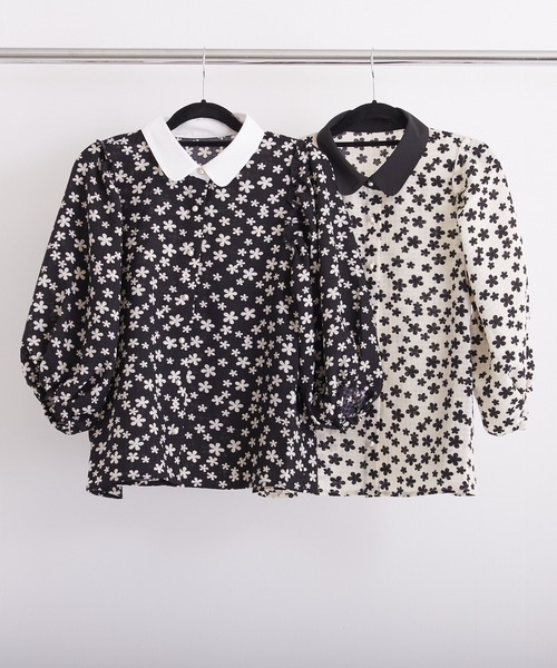 PAPAVER(パパヴェル)の「【papaver】サッカーギンガム、ストライプ、花柄BL(シャツ/ブラウス・レディース・その他2/その他4/その他3/その他1・MEDIUM)」の7枚目の写真