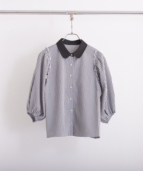 PAPAVER(パパヴェル)の「【papaver】サッカーギンガム、ストライプ、花柄BL(シャツ/ブラウス・レディース・その他2/その他4/その他3/その他1・MEDIUM)」の8枚目の写真