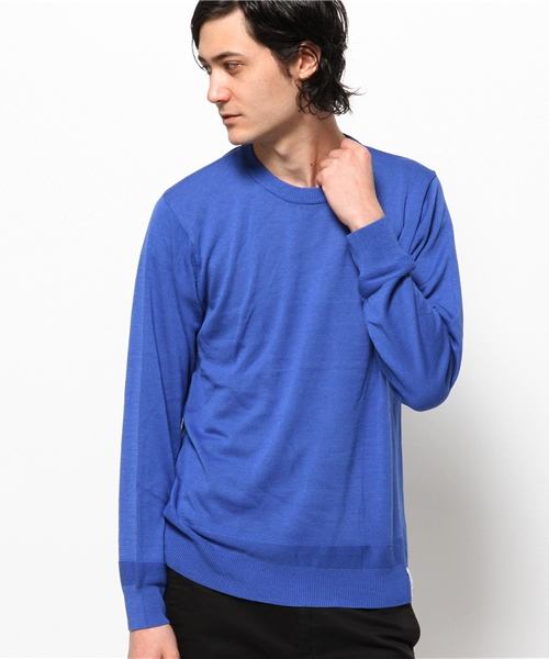 CIAOPANIC TYPY（チャオパニックティピー）の「クールファイバークルーニット（ニット/セーター・メンズ・ホワイト/イエロー/ブルー/ピンク/ネイビー・MEDIUM/LARGE）」の4枚目の写真