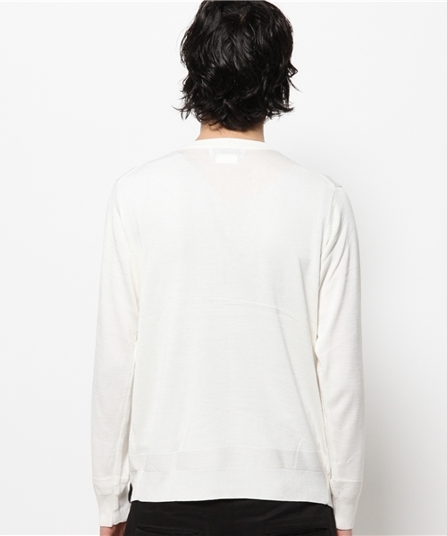 CIAOPANIC TYPY（チャオパニックティピー）の「クールファイバークルーニット（ニット/セーター・メンズ・ホワイト/イエロー/ブルー/ピンク/ネイビー・MEDIUM/LARGE）」の10枚目の写真