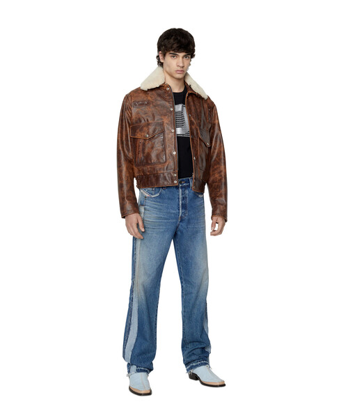 DIESEL（ディーゼル）の「メンズ Tシャツ マイクロプリント（Tシャツ/カットソー・メンズ・ホワイト/ブラック・XX-LARGE/SMALL/MEDIUM/X-LARGE/LARGE）」の4枚目の写真