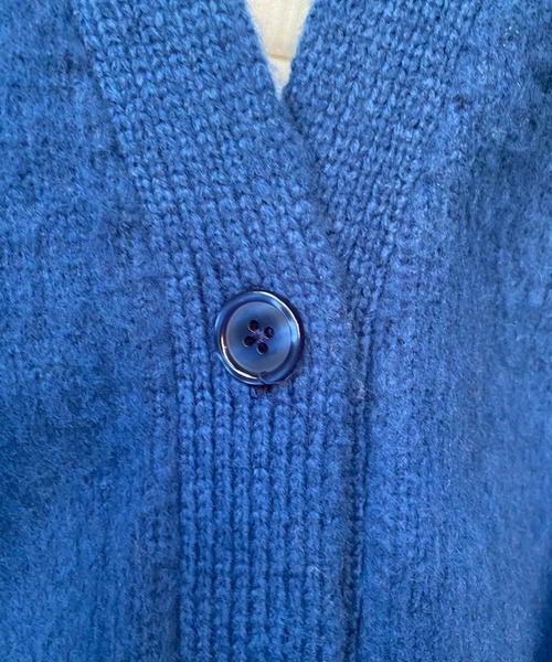 nemne store(ネンネストア)の「モヘアライク起毛カーディガン(カーディガン/ボレロ・レディース・ブラウン/ピンク/ブルー/アイボリー/ライトブルー/グリーン/ライトピンク・フリー)」の12枚目の写真