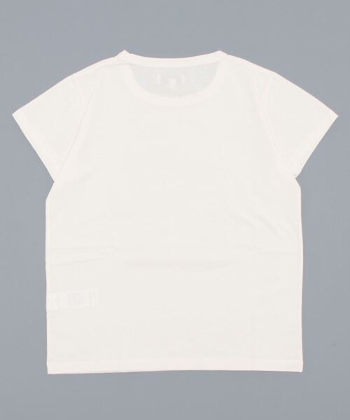 agnes b.(アニエスベー)の「ロゴ プリント コットン 半袖 Tシャツ "Brando"(Tシャツ/カットソー・レディース・ホワイト系その他・1/2/3)」の2枚目の写真