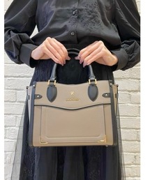 シンプルビジューハンドバッグ