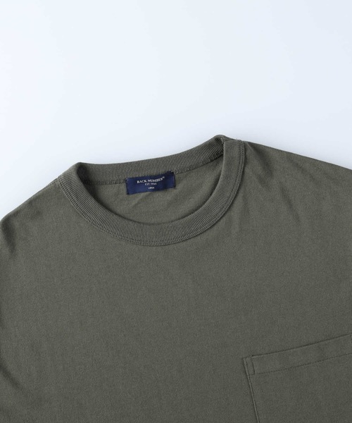 BACK NUMBER（バックナンバー）の「【BACK NUMBER】ヘビーウェイトロンＴ（Tシャツ/カットソー・メンズ・グレー/ブラック/ホワイト/オリーブ/ダークベージュ/ターコイズブルー・M/S/L/XL/MEDIUM/X-LARGE/LARGE/SMALL）」の8枚目の写真