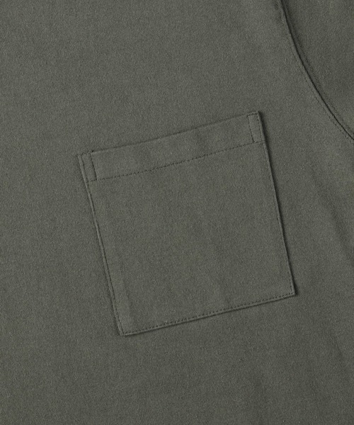 BACK NUMBER（バックナンバー）の「【BACK NUMBER】ヘビーウェイトロンＴ（Tシャツ/カットソー・メンズ・グレー/ブラック/ホワイト/オリーブ/ダークベージュ/ターコイズブルー・M/S/L/XL/MEDIUM/X-LARGE/LARGE/SMALL）」の10枚目の写真