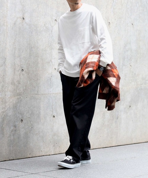 BACK NUMBER（バックナンバー）の「【BACK NUMBER】ヘビーウェイトロンＴ（Tシャツ/カットソー・メンズ・グレー/ブラック/ホワイト/オリーブ/ダークベージュ/ターコイズブルー・M/S/L/XL/MEDIUM/X-LARGE/LARGE/SMALL）」の15枚目の写真