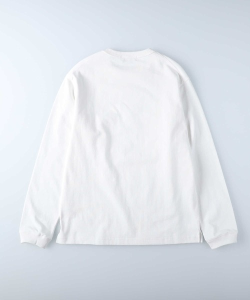 BACK NUMBER（バックナンバー）の「【BACK NUMBER】ヘビーウェイトロンＴ（Tシャツ/カットソー・メンズ・グレー/ブラック/ホワイト/オリーブ/ダークベージュ/ターコイズブルー・M/S/L/XL/MEDIUM/X-LARGE/LARGE/SMALL）」の17枚目の写真