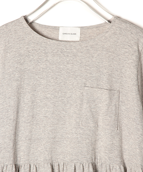 CAROLINA GLASER（カロリナ グレイサー）の「CAROLINA GLASER / カット ポケットワンピース（ワンピース・レディース・グレー・ONE SIZE）」の7枚目の写真