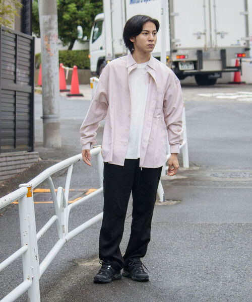 GLOSTER(グロスター)の「【GLOSTER/グロスター】オックスオーバーシャツ ボタンダウンストライプシャツ(シャツ/ブラウス・メンズ・グレー系その他/ベージュ系その他/グリーン系その他/ブルー系その他・S/M/L)」の21枚目の写真