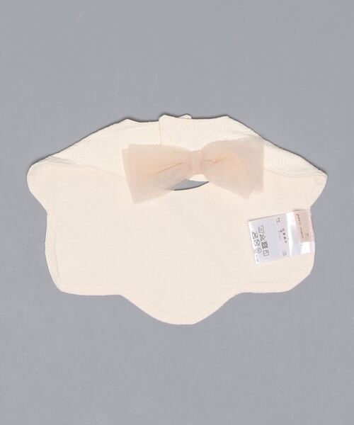 petit main(プティマイン)の「スカラップスタイ(スタイ/よだれかけ・キッズ・ライトピンク/オフホワイト/ネイビー・FREE)」の8枚目の写真