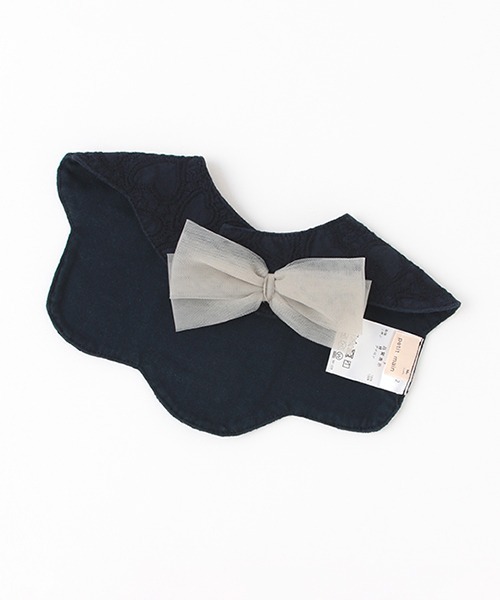 petit main(プティマイン)の「スカラップスタイ(スタイ/よだれかけ・キッズ・ライトピンク/オフホワイト/ネイビー・FREE)」の14枚目の写真