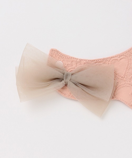 petit main(プティマイン)の「スカラップスタイ(スタイ/よだれかけ・キッズ・ライトピンク/オフホワイト/ネイビー・FREE)」の13枚目の写真