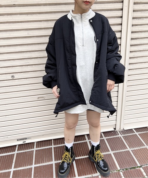 one way（ワンウェイ）の「マルチウェイ/スヌード付き/フェイクダウンコート（ダウンジャケット/コート・レディース・ホワイト/ブラック・FREE）」の18枚目の写真