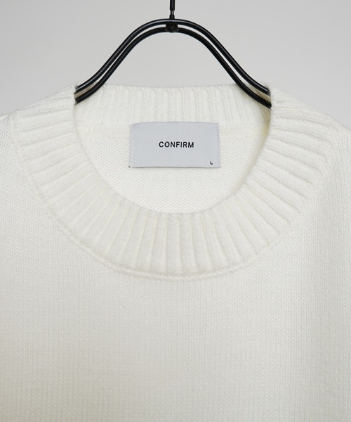 Confirm（コンファーム）の「ルーズシルエット クルーネック ナチュラルベーシックプルオーバーニット【Confirm】（ニット/セーター・メンズ・ブラック/ワイン/サックスブルー/ブルー系その他2/ブルー/ホワイト系その他2/ブラウン系その他2/イエロー系その他2/ホワイト/ホワイト系その他/ホワイト系その他3/ベージュ系その他2/オレンジ系その他2/グリーン/ミント/ブラック系その他2・M/L/S）」の22枚目の写真
