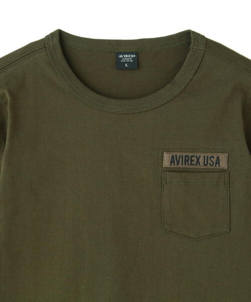 AVIREX(アヴィレックス)の「【KID'S/キッズ】S/S FATIGUE T-SHIRT / 半袖 ファティーグ Tシャツ / AVIREX / アヴィレックス(Tシャツ/カットソー・キッズ・オリーブ系/ネイビー/その他3/ブラック/ホワイト・S/L/M)」の17枚目の写真