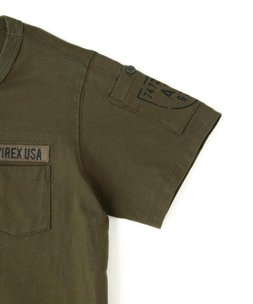 AVIREX(アヴィレックス)の「【KID'S/キッズ】S/S FATIGUE T-SHIRT / 半袖 ファティーグ Tシャツ / AVIREX / アヴィレックス(Tシャツ/カットソー・キッズ・オリーブ系/ネイビー/その他3/ブラック/ホワイト・S/L/M)」の19枚目の写真