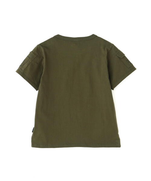 AVIREX(アヴィレックス)の「【KID'S/キッズ】S/S FATIGUE T-SHIRT / 半袖 ファティーグ Tシャツ / AVIREX / アヴィレックス(Tシャツ/カットソー・キッズ・オリーブ系/ネイビー/その他3/ブラック/ホワイト・S/L/M)」の7枚目の写真