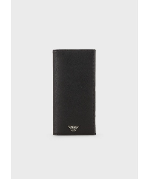 EMPORIO ARMANI(エンポリオアルマーニ)の「【エンポリオ アルマーニ】ASV ラージウォレット イーグルプレート付き(財布・メンズ・ブラック系その他・FREE)」の6枚目の写真