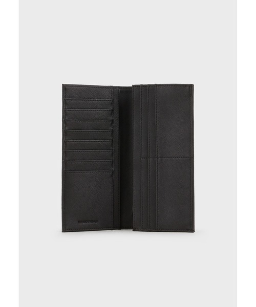 EMPORIO ARMANI(エンポリオアルマーニ)の「【エンポリオ アルマーニ】ASV ラージウォレット イーグルプレート付き(財布・メンズ・ブラック系その他・FREE)」の8枚目の写真