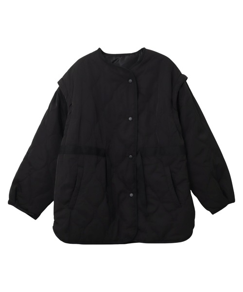 Munsingwear 2WAYキルティングジャケット 袖取り外し2WAYミドルキルティングジャケット