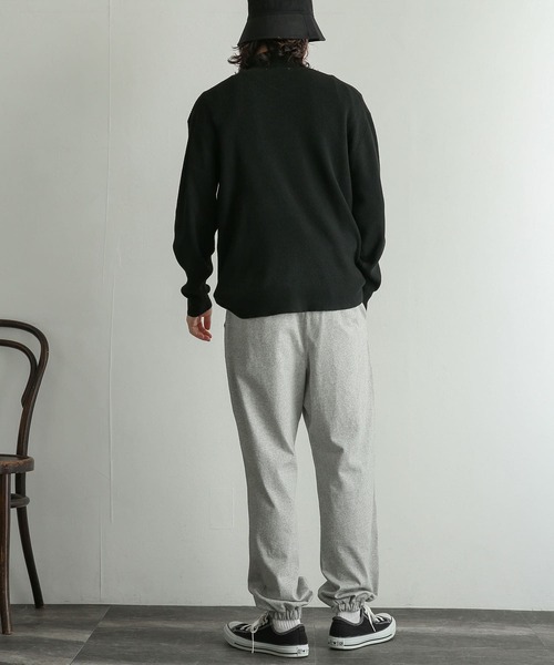 SENSE OF PLACE by URBAN RESEARCH（センスオブプレイスバイアーバンリサーチ）の「『イージーケア』リブハイネックセーター（ニット/セーター・メンズ・オリーブ/ブラック/アイボリー・MEDIUM/LARGE）」の14枚目の写真