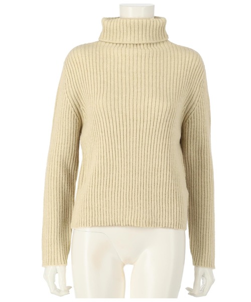 ANAP(アナップ)の「タートルネックリブトップスセーター(ニット/セーター・レディース・レッド/ブルー/ブラック/アイボリー・FREE)」の11枚目の写真