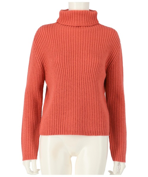 ANAP(アナップ)の「タートルネックリブトップスセーター(ニット/セーター・レディース・レッド/ブルー/ブラック/アイボリー・FREE)」の14枚目の写真