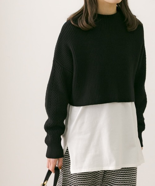 クロップドニットインナーset ニット セーター ニット セーター Urban Sonny Research Sonny Sonny Label アーバンリサーチサニーレーベル のファッション