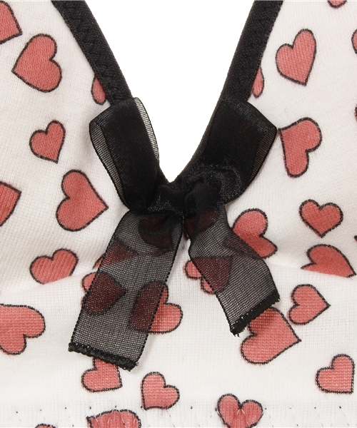 cookie FORTUNE love フラワープリント パジャマセット 新品 COOKIE fortune LOVE（クッキーフォーチュンラブ）の「ハート柄