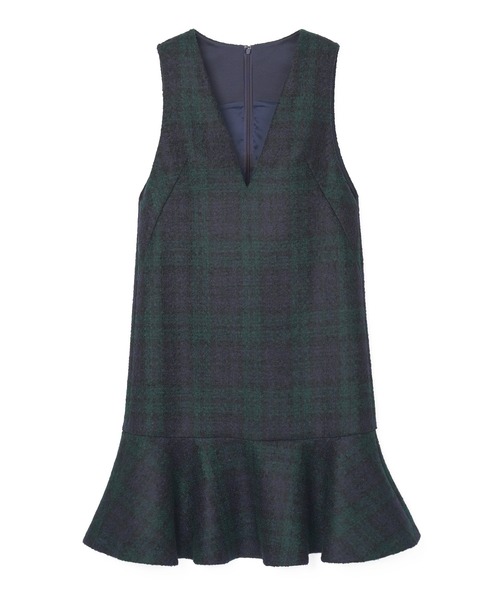 ANAYI（アナイ）の「ループチェックジャンパースカート（スカート