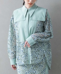 MARECHAL TERRE | 2枚衿レースブラウス(シャツ/ブラウス)