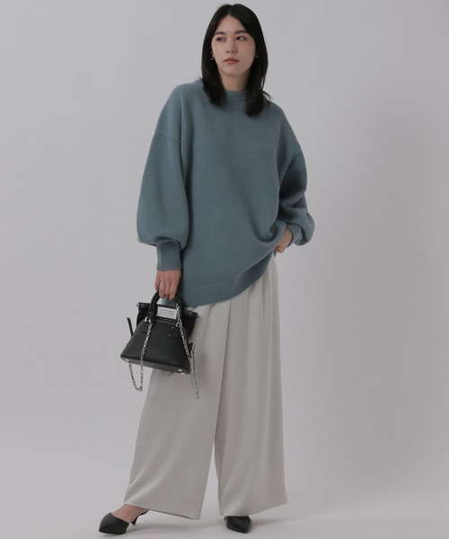 Chaos(カオス)の「Chaos(カオス)/【WEB先行予約】ハンロサテンパンツ(その他パンツ・レディース・アイボリー/グレイッシュブルー/ピンク系・36/38)」の10枚目の写真