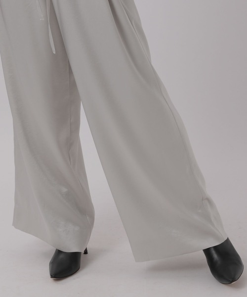 Chaos(カオス)の「Chaos(カオス)/【WEB先行予約】ハンロサテンパンツ(その他パンツ・レディース・アイボリー/グレイッシュブルー/ピンク系・36/38)」の20枚目の写真