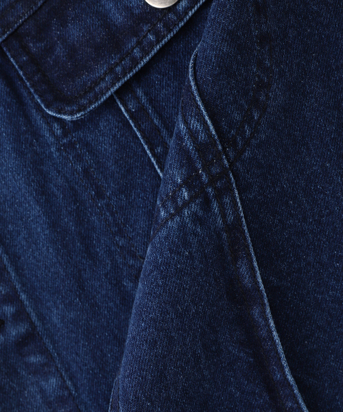 WILLY CHAVARRIA(ウィリーチャバリア)の「【WILLY CHAVARRIA / ウィリー チャバリア】CHACHI TRUCKER JACKET(デニムジャケット・メンズ・ネイビー・MEDIUM)」の9枚目の写真