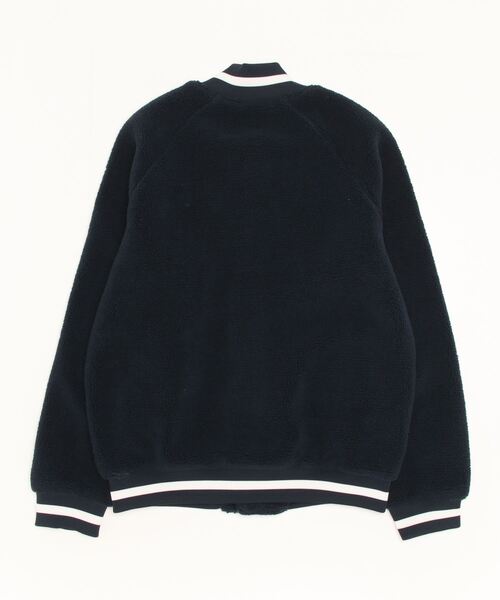 Guess(ゲス)の「Knit Bomber Jacket(ブルゾン・メンズ・ダークネイビー/アイボリー・MEDIUM/LARGE/SMALL/X-LARGE)」の11枚目の写真