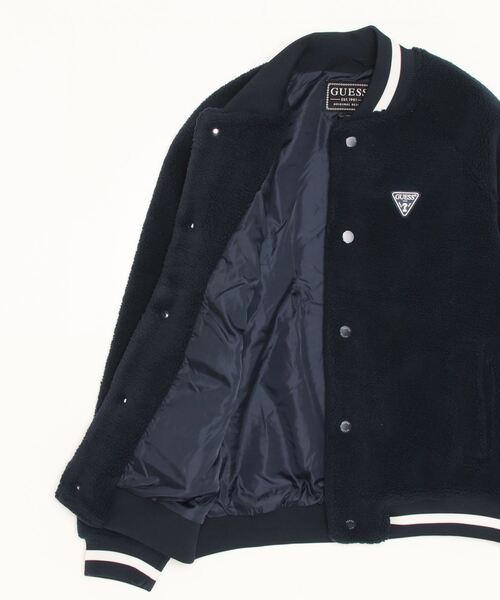 Guess(ゲス)の「Knit Bomber Jacket(ブルゾン・メンズ・ダークネイビー/アイボリー・MEDIUM/LARGE/SMALL/X-LARGE)」の10枚目の写真