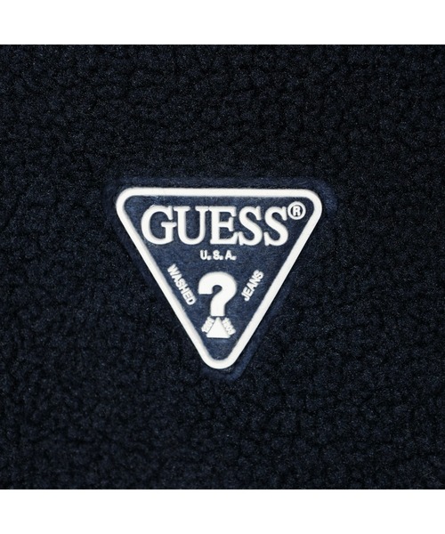 Guess(ゲス)の「Knit Bomber Jacket(ブルゾン・メンズ・ダークネイビー/アイボリー・MEDIUM/LARGE/SMALL/X-LARGE)」の7枚目の写真