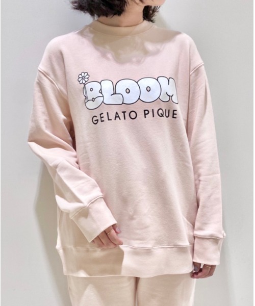 gelato pique（ジェラートピケ）の「8LOOMロゴ裏毛プルオーバー（スウェット・メンズ・ピンク/クリーム・SMALL/MEDIUM/LARGE）」の15枚目の写真