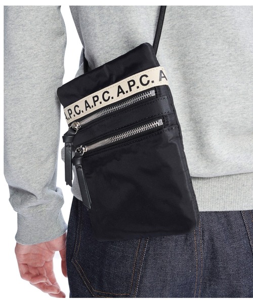 極美品　A.P.C. NECK POUCH REPEAT ショルダー 楽天市場】アーペーセー/A.P.C. バッグ メンズ NECK POUCH