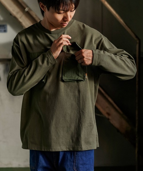 GRIP SWANY（グリップスワニー）ギアポケットワイドロングスリーブTee