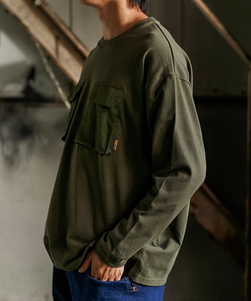 GRIP SWANY（グリップスワニー）ギアポケットワイドロングスリーブTee