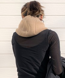 Q | バラクラバスナップフーディー(ネックウォーマー/スヌード)