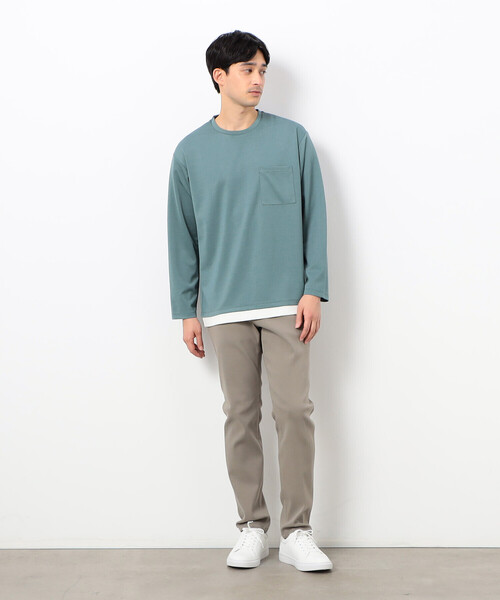 COMME CA ISM（コムサイズム）の「ハイテンション ツイル スキニー パンツ（その他パンツ・メンズ・モカ/ネイビー/ライトグレー/グリーン/ブルー/ブラック・SMALL/MEDIUM/LARGE/X-LARGE/XS）」の13枚目の写真