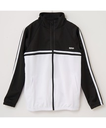 repipi armario/レピピアルマリオ キッズ 切替 ライン ジップアップ ハイネック ジャージ スポーツウェア