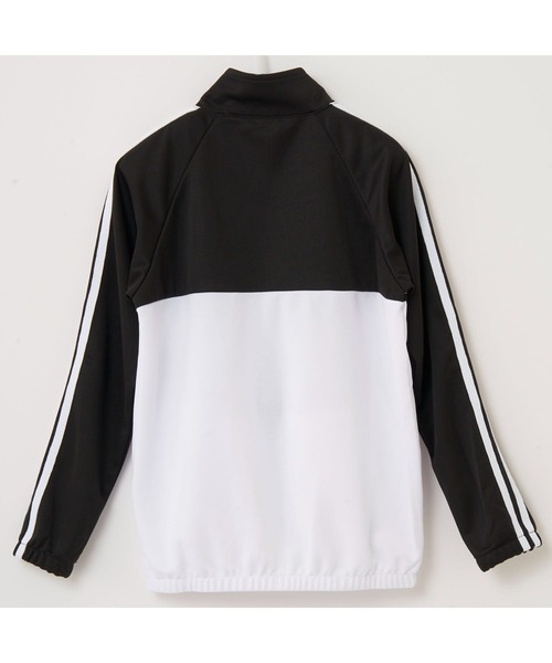 repipi armario(レピピ アルマリオ)の「repipi armario/レピピアルマリオ キッズ 切替 ライン ジップアップ ハイネック ジャージ スポーツウェア(ブルゾン・キッズ・ブラック/ミント/ピンク/サックスブルー・150cm/160cm/140cm/170cm)」の5枚目の写真