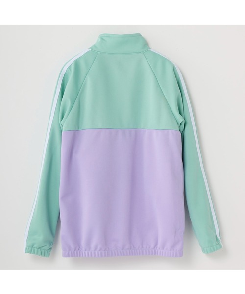 repipi armario(レピピ アルマリオ)の「repipi armario/レピピアルマリオ キッズ 切替 ライン ジップアップ ハイネック ジャージ スポーツウェア(ブルゾン・キッズ・ブラック/ミント/ピンク/サックスブルー・150cm/160cm/140cm/170cm)」の10枚目の写真