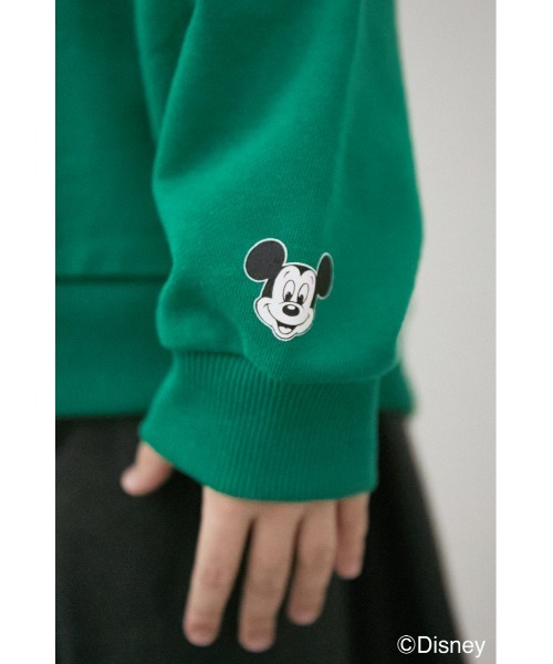 AZUL by moussy（アズールバイマウジー）の「AJUGA.×AZUL KIDS LOGO SWEAT/AJUGA.×AZULキッズロゴスウェット（スウェット・キッズ・ブラック/グリーン・MEDIUM/SMALL）」の18枚目の写真