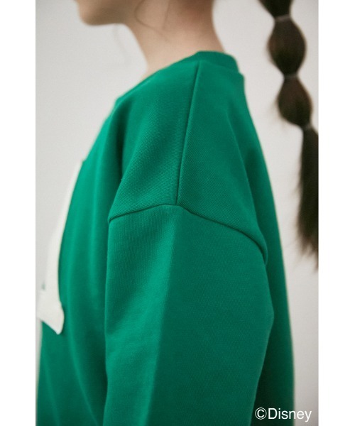 AZUL by moussy（アズールバイマウジー）の「AJUGA.×AZUL KIDS LOGO SWEAT/AJUGA.×AZULキッズロゴスウェット（スウェット・キッズ・ブラック/グリーン・MEDIUM/SMALL）」の20枚目の写真